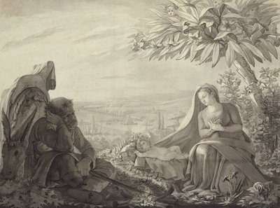 Rest on the Flight into Egypt, 1805 by Philipp Otto Runge